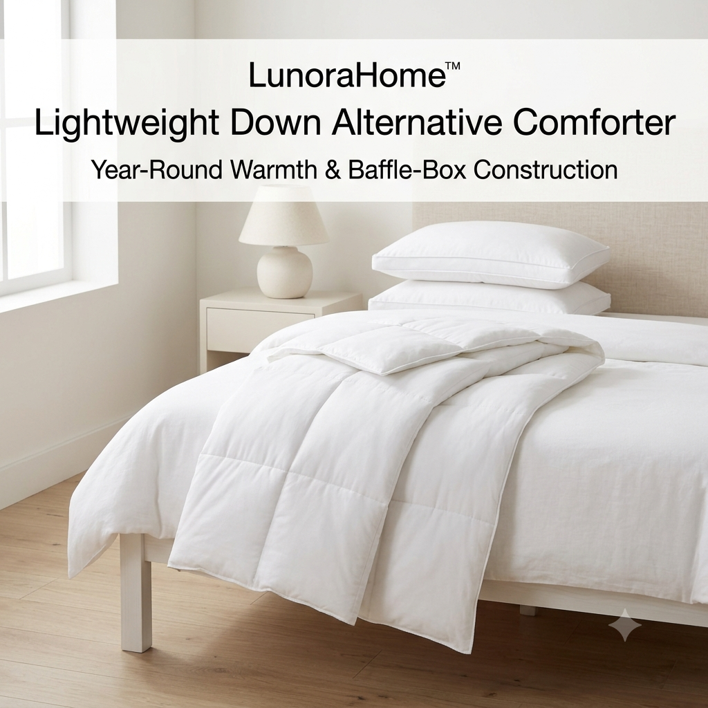 LunoraHomeโข Lightweight Down Alternative Comforter