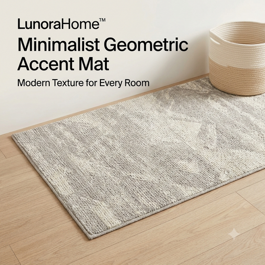 LunoraHome™ Minimalist Geometric Accent Mat